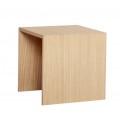 table basse bout de canape carre bois clair style scandinave hubsch