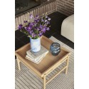 hubsch table basse carre style scandinave bois clair