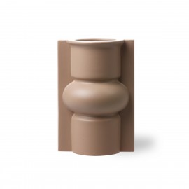 Vase forme de moule céramique HK Lving mocha