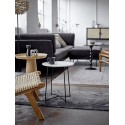 bloomingville luana table bout de canape design rond bois