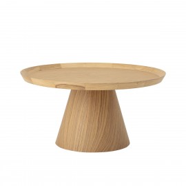 bloomingville luana table basse ronde design bois chene clair