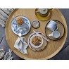 bloomingville luana table basse ronde design bois chene clair