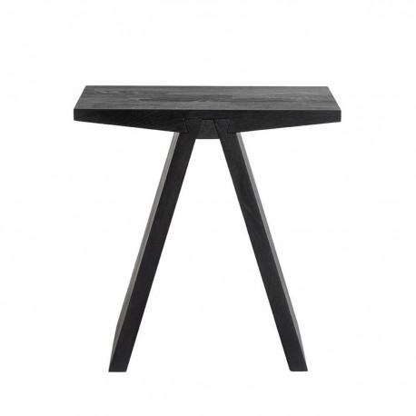 muubs angle tabouret design epure style japonais bois noir