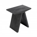 Tabouret design épuré style japonais bois Muubs Angle