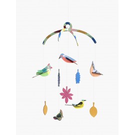 mobile d oiseaux en carton a suspendre studio roof garden birds