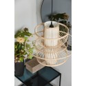 nordal sigyn abat jour de suspension design retro bois bambou