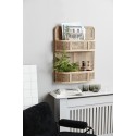 nordal lucca etagere murale cannage rotin tresse