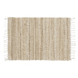 petit tapis chanvre naturel 60 x 90 cm nordal ava