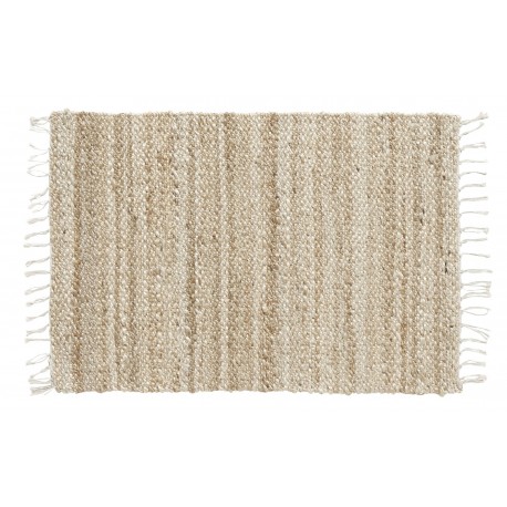 petit tapis chanvre naturel 60 x 90 cm nordal ava