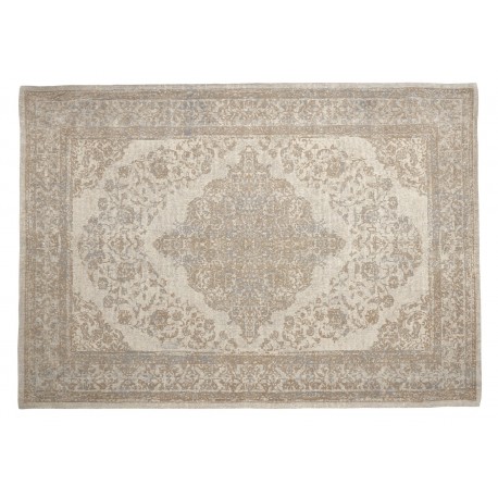 grand tapis persan oriental coton beige 200 x 290 cm nordal pearl