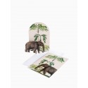 studio roof tropiacal elephant decoration en carton