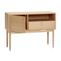 petit buffet scandinave bois chene clair hubsch