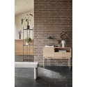 petit buffet scandinave bois chene clair hubsch