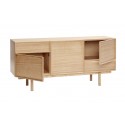 buffet epure scandinave bois chene clair hubsch