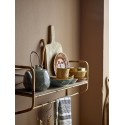 etagere murale styyle campagne metal imitation bois bloominville rod