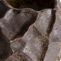 muubs soil vase sculptural organique gres texture brun