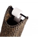 Porte-papier WC panier de rangement tressé jacinthe d'eau Muubs
