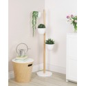 Porte-plantes 3 pots design contemporain Umbra Floristand blanc