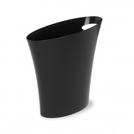 umbra skinny corbeille a papier design plastique noir