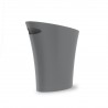 umbra skinny poubelle de bureau design avec poignee plastique gris
