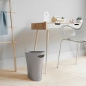 umbra skinny corbeille de bureau design argent plastique