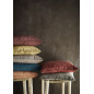 housse de coussin carree a carreaux bleu canard lin madam stoltz
