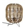 lampe de table lanterne bois bambou tresse madam stoltz