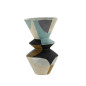 vase graphique terre cuite multicolore madam stoltz vase graphique terre cuite multicolore madam stoltz