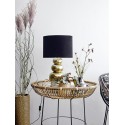 bloomingville bout de canape rond arurog naturel tresse metal