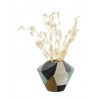 madam stoltz vase terre cuite multicolore graphique