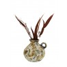mini vase terre cuite brute artisanal ocre madam stoltz
