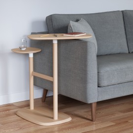 umbra swivo bout de canape contemporain bois clair