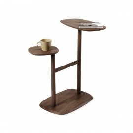 Table d'appoint bois plateaux pivotants Umbra Swivo