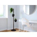 Porte-plantes moderne vertical bois foncé Umbra Floristand