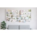 Multi porte-photos mural XL suspendu sur corde pinces à linge Umbra Hangit  XL