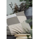 housse de coussin patchwork coton ton vert ib laursen 50 x 50 cm