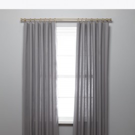 tringle a rideaux simple metal dore laiton moderne umbra cappa