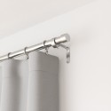 umbra cappa tringle a rideaux simple contemporain extensible argent