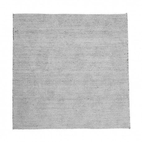 house doctor mara tapis carre jute gris 180 x 180 cm