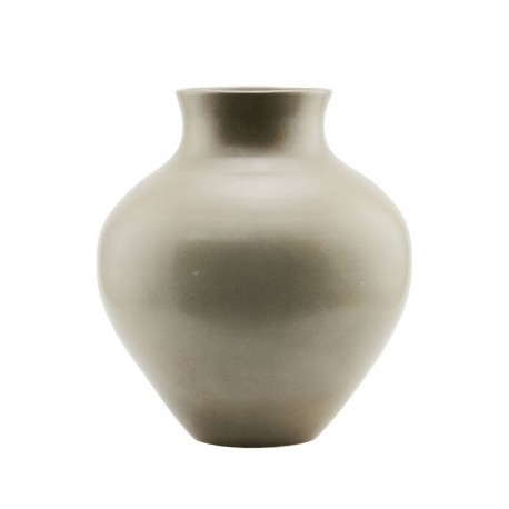 Grand vase faïence House Doctor Santa Fe taupe