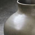 house doctor santa fe grand vase faience gris taupe