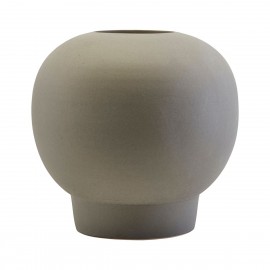 Vase boule faïence House Doctor Bobble gris