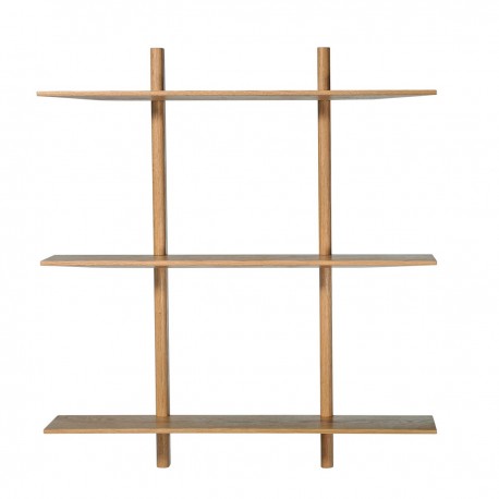 muubs etagere murale epuree chene massif style contemporain japonais