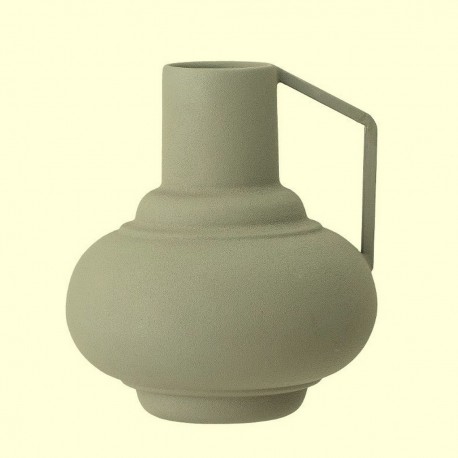 bloomingville vase metal vert