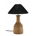 Lampe style campagne rustique chic terre cuite raphia Madam Stoltz