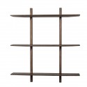 muubs etagere murale epuree style japonisant bois fonce