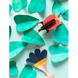 insecte decoration murale scarabee violon studio roof