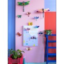 decoration murale carton papillon cuivre studio roof