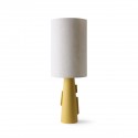 Abat-jour pour lampe de table cylindrique lin naturel HK Living