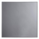 miroir mural carre verre teinte gris cadre metal industriel nordal